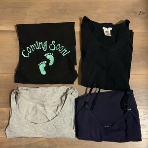 Maternity Top Bundle - 2 Tees and 2 Tanks